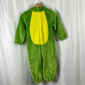 Kid Green Plush Onesie Crocodile Halloween Costume Size 18 Months